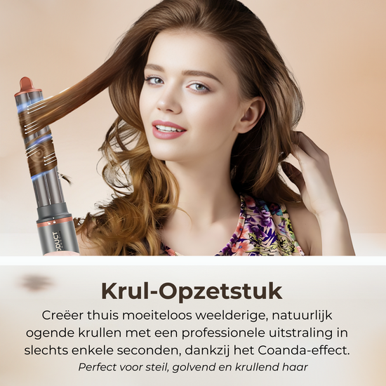 Automatische wrapkrullen met onze veelzijdige airstyler. Creëer moeiteloos prachtige krullen voor een glamoureuze look