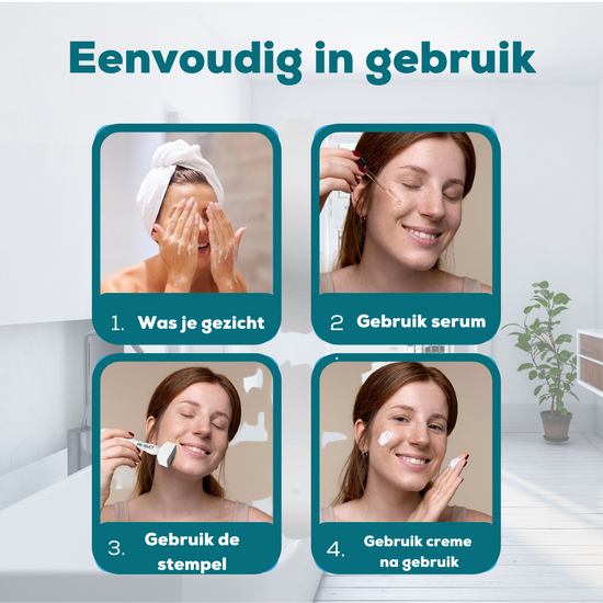 Stap voor stap naar een mooiere huid: gebruik onze derma stamp voor een professionele microneedling ervaring