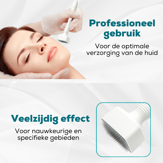 Zorg voor een stralende teint en verminder fijne lijstje met onze professioneel derma stamp